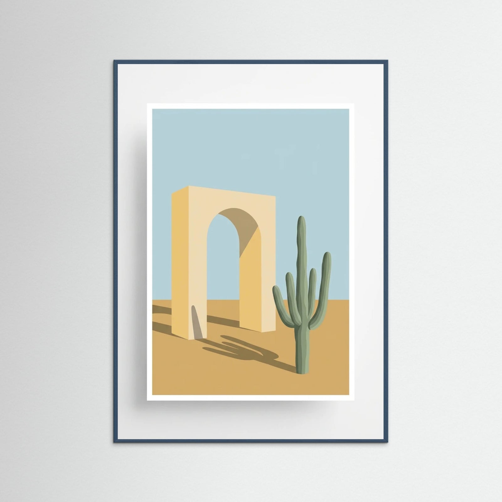 Teal Wood Desert Solitude