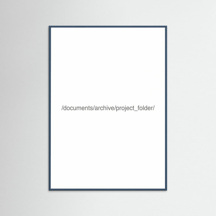 Teal Wood Digital File Label