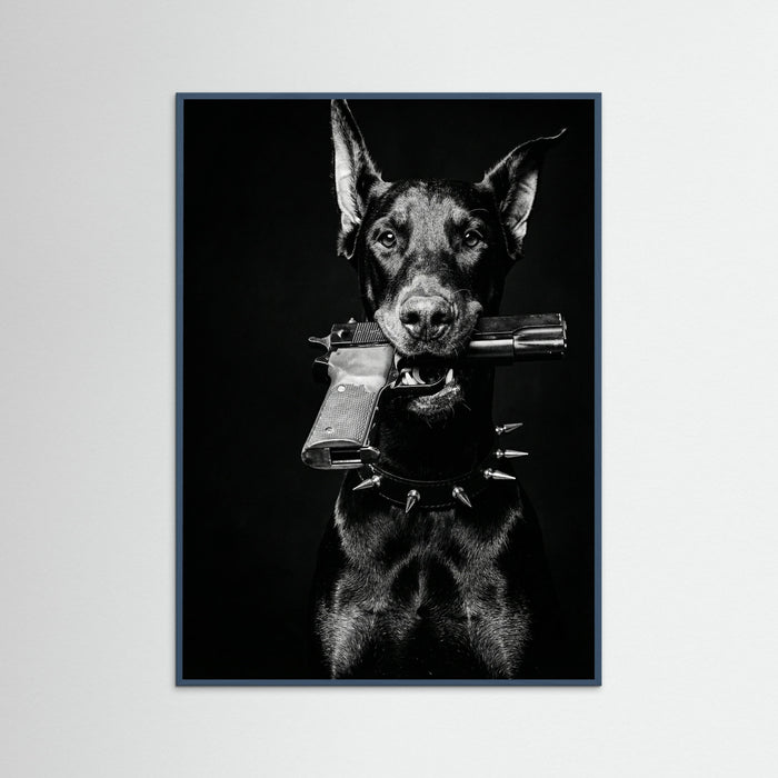 Teal Wood Dior Doberman