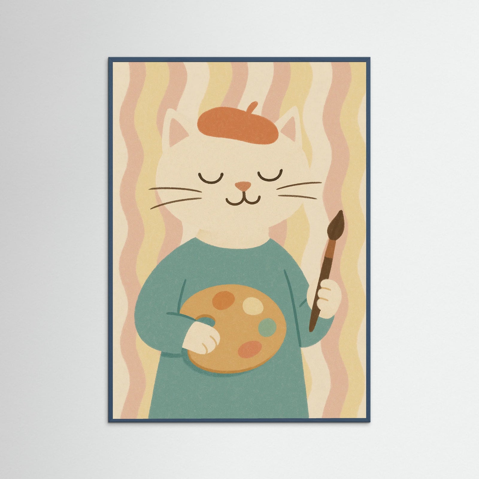 Teal Wood Dog Coffee 1