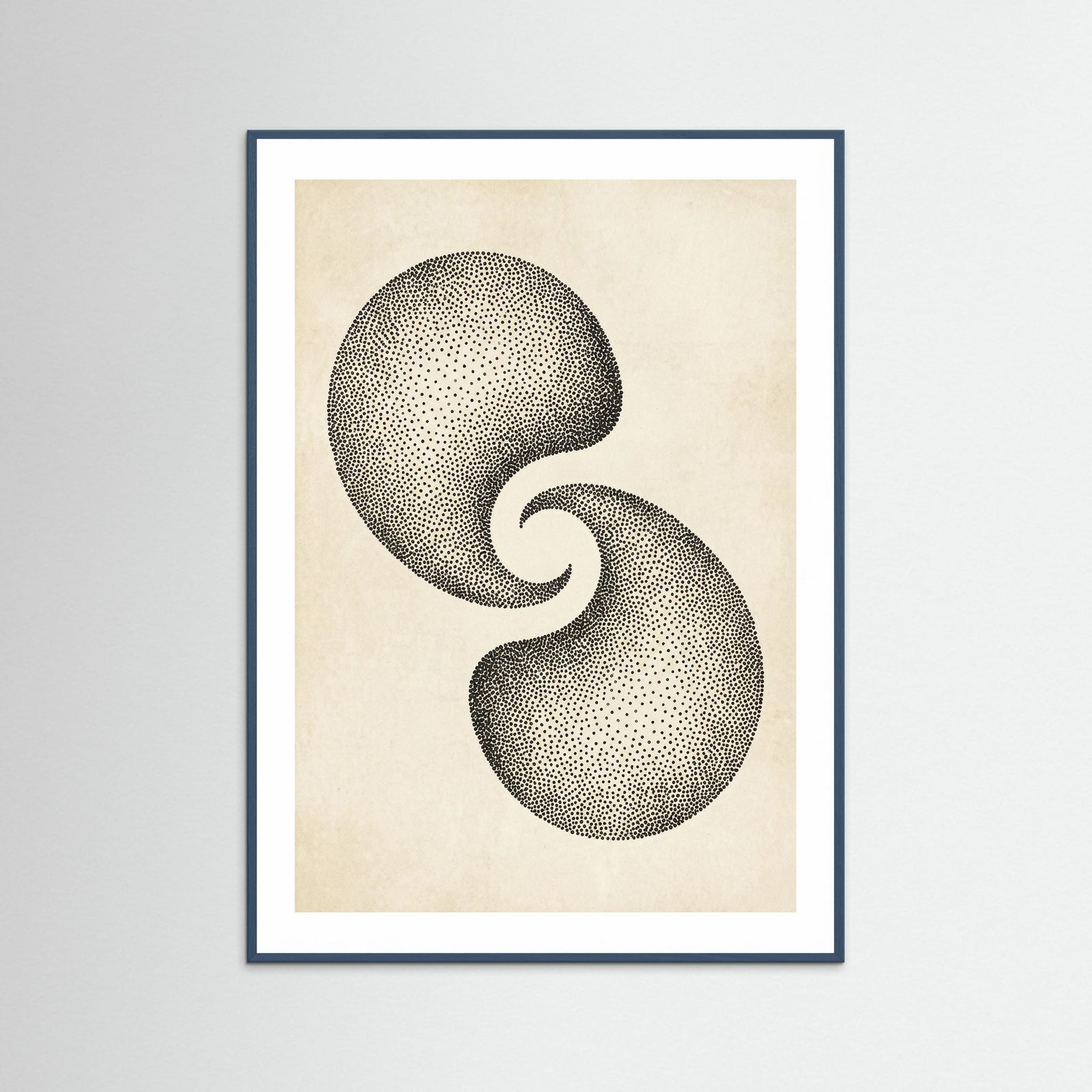 Teal Wood Dotted Cosmos