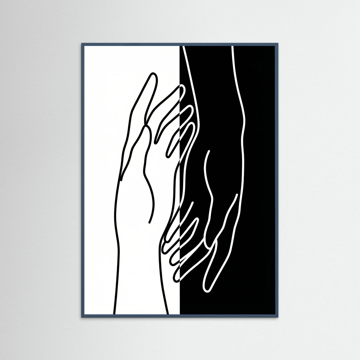 Teal Wood Dualistic Portrait