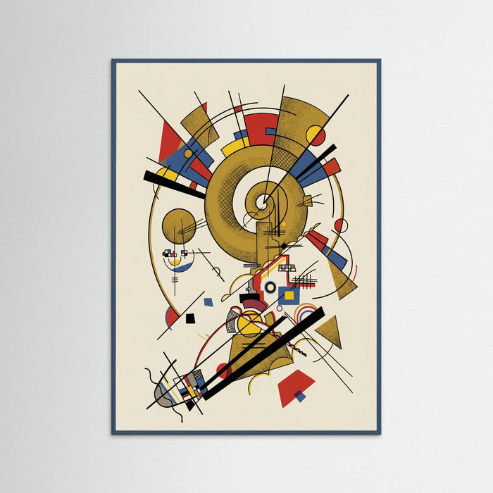 Teal Wood Dynamic Geometricism