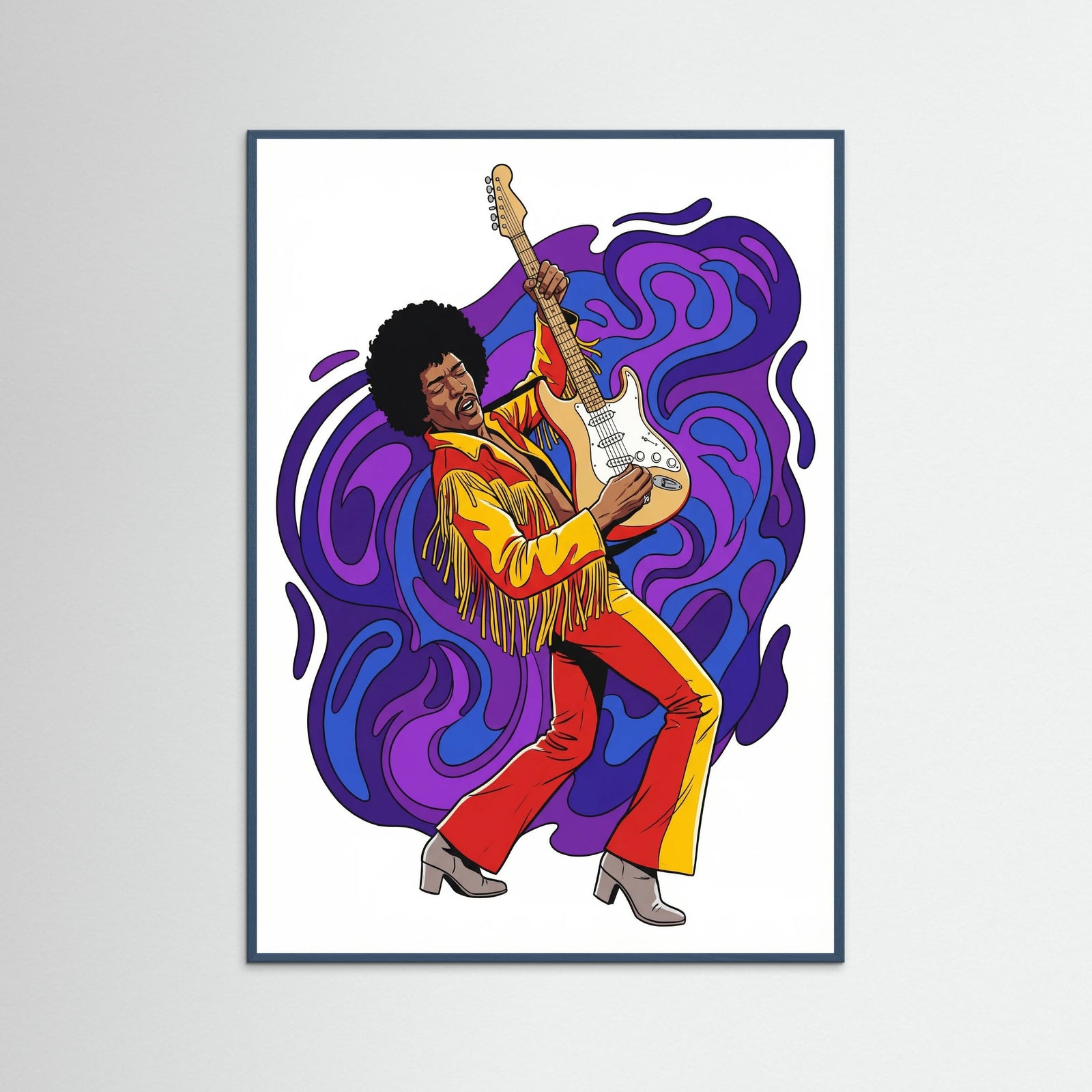 Teal Wood Dynamic Rock Legend