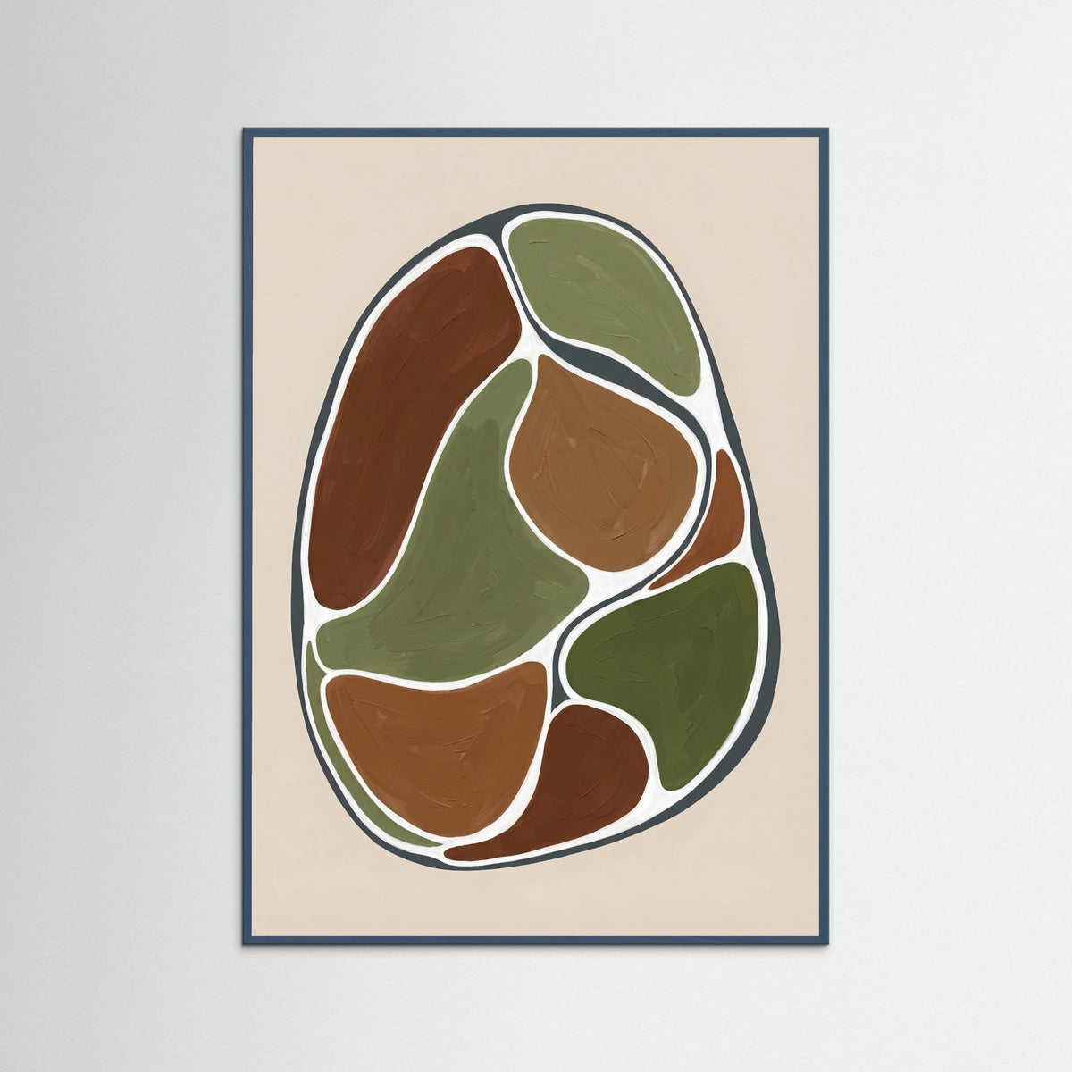 Teal Wood Earthen Contours