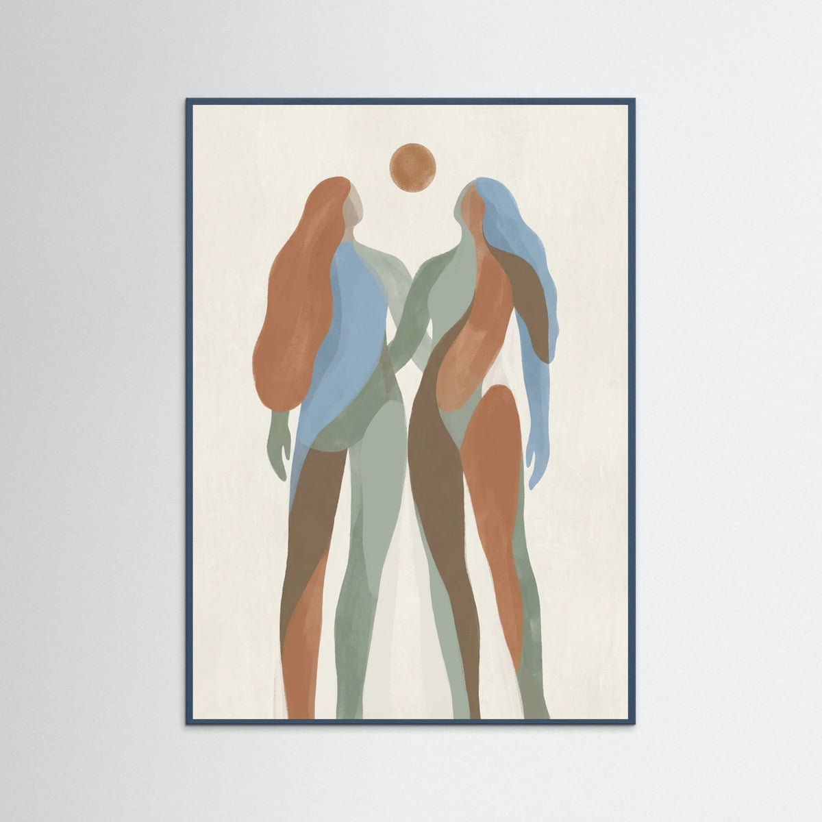 Teal Wood Earthen Embrace