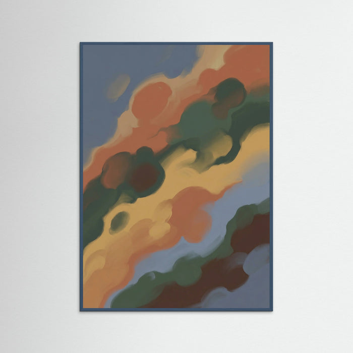 Teal Wood Earthen Flow