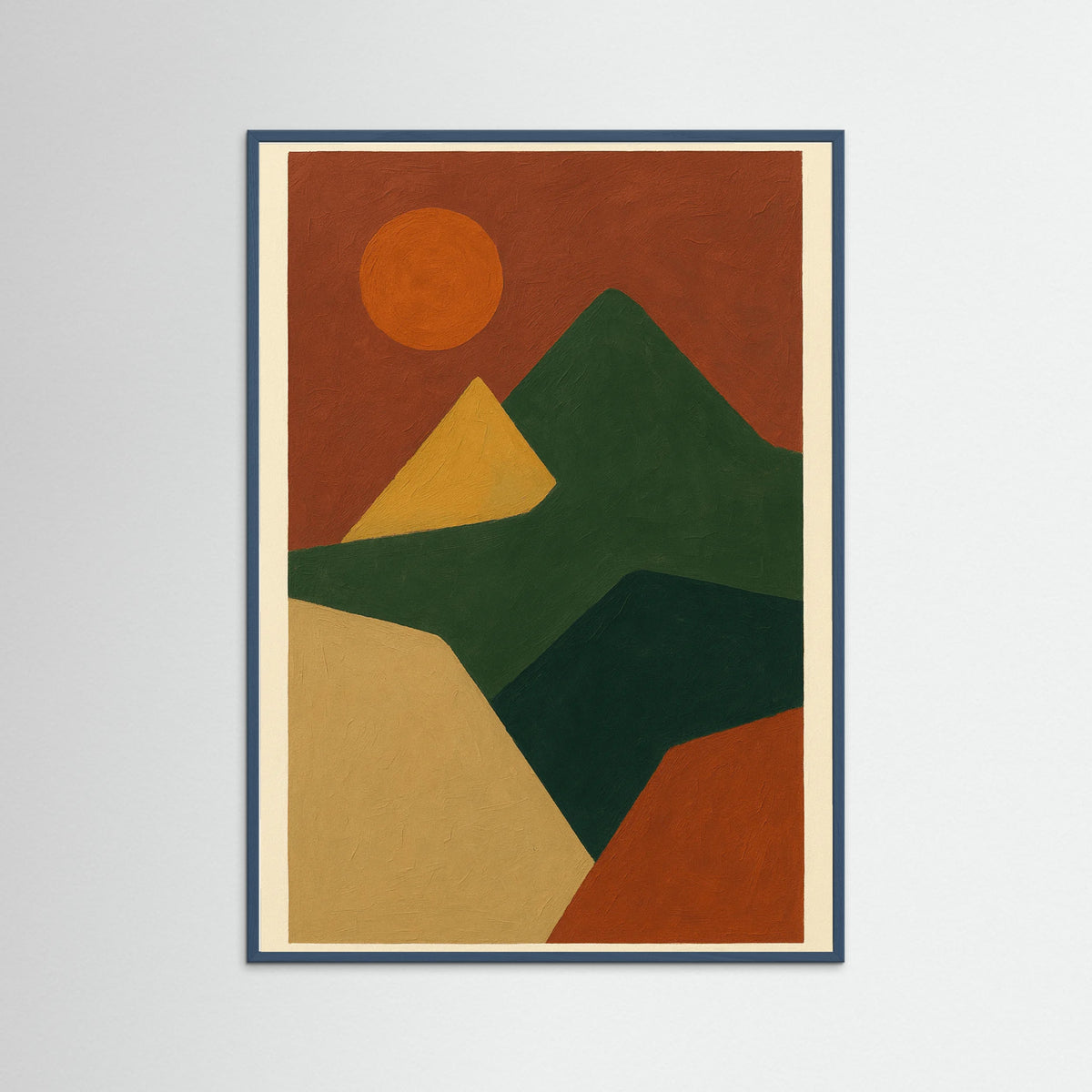 Teal Wood Earthy Contours