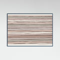 Teal Wood Earthy Stripes Poster