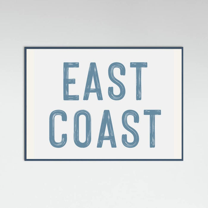 East Coast - Horizontal Poster – poster and art print