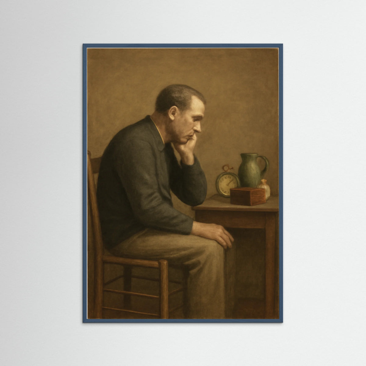 Teal Wood Echoes of Past