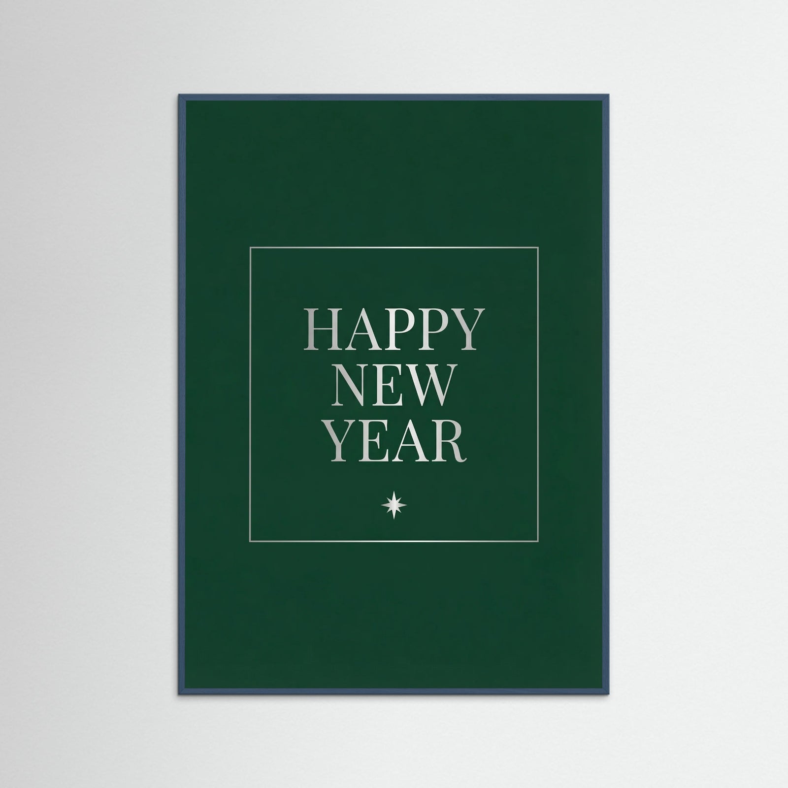 Teal Wood Elegant Christmas Wish