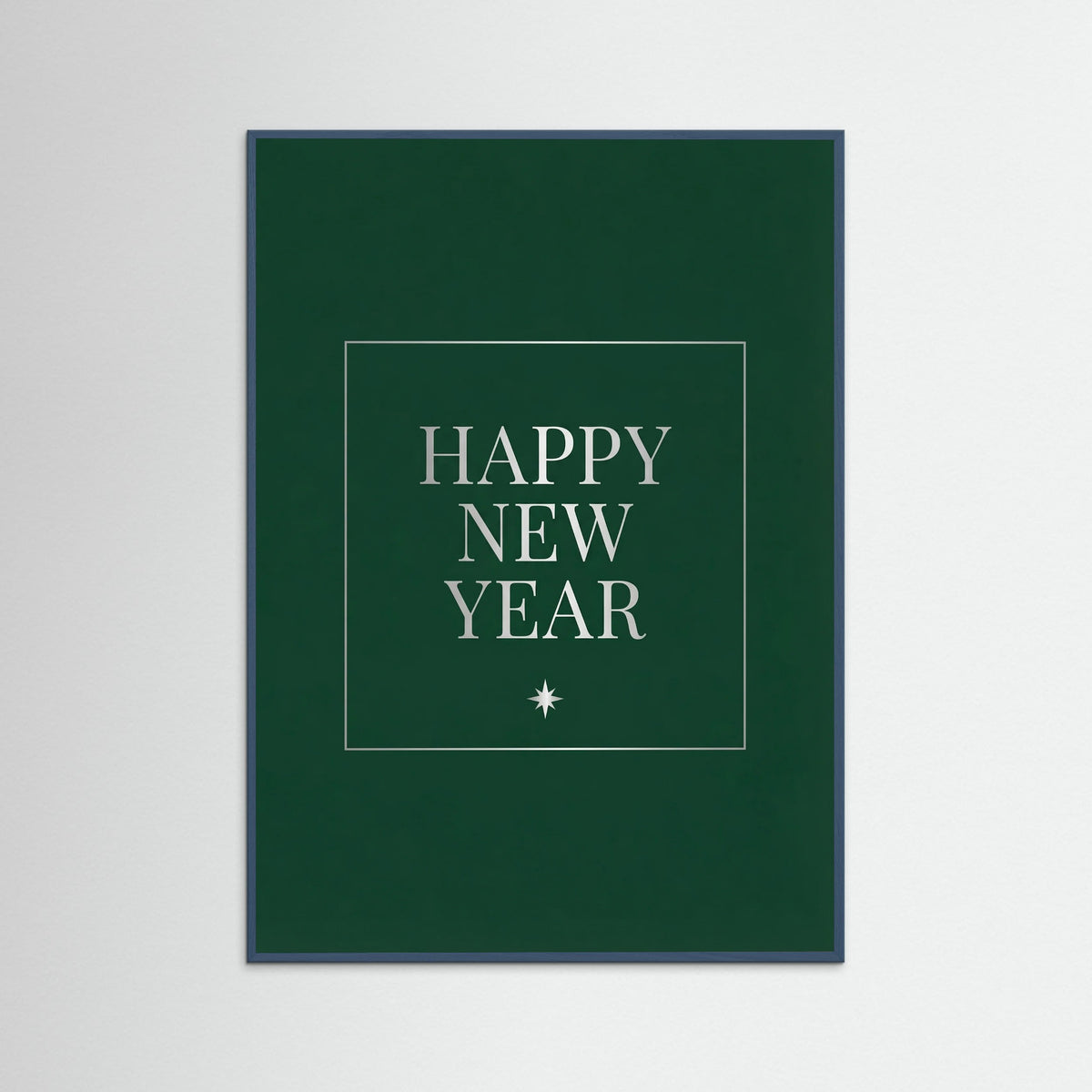 Teal Wood Elegant Christmas Wish