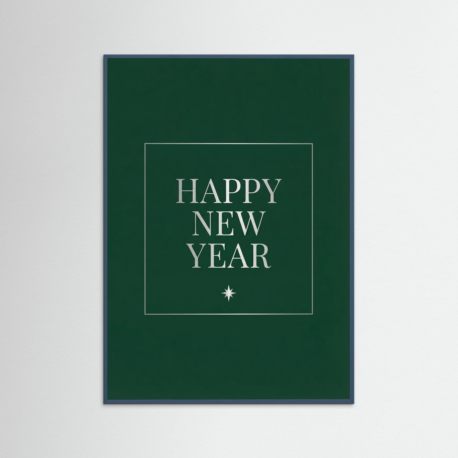 Teal Wood Elegant Christmas Wish