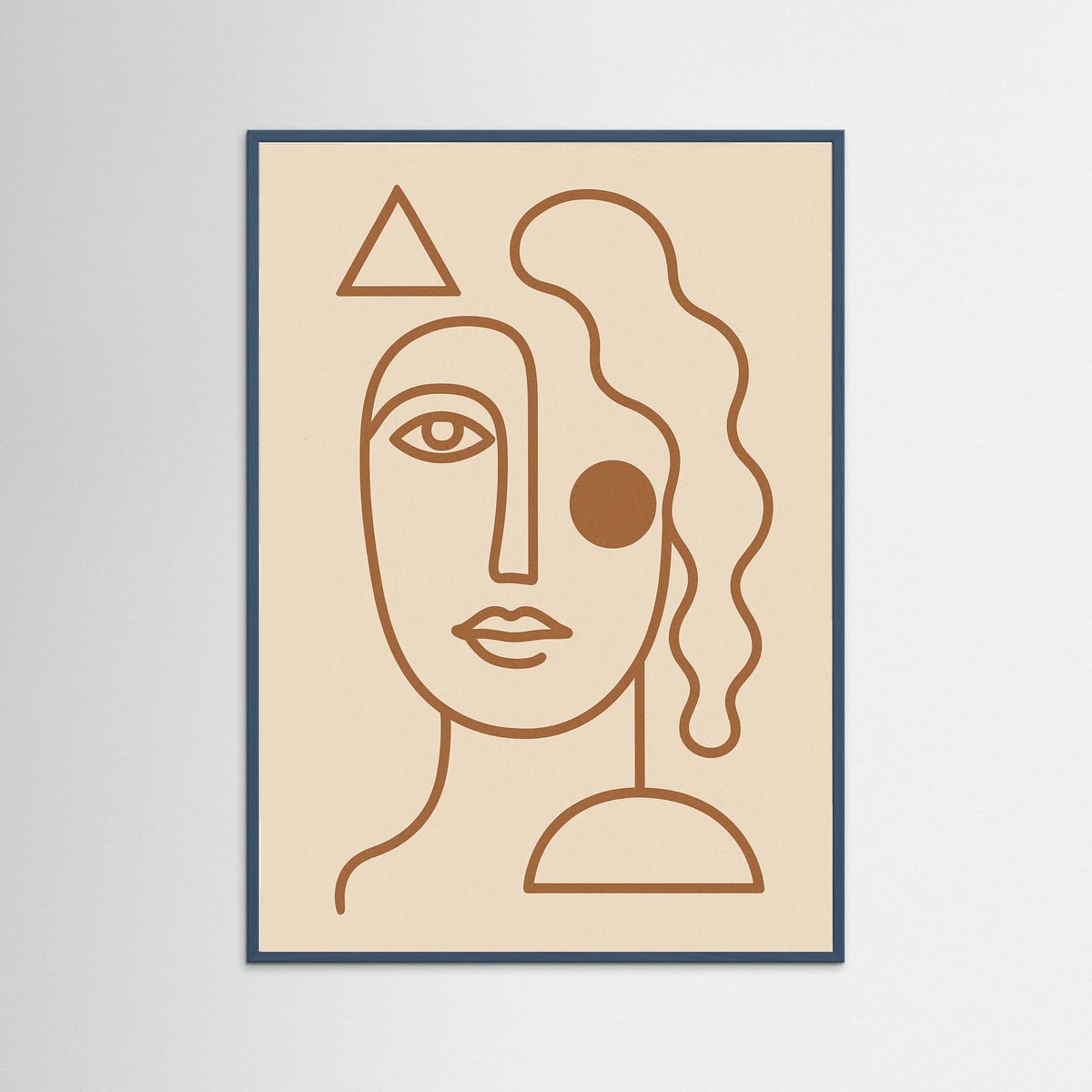 Teal Wood Elegant Curve