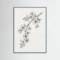 Teal Wood Elegant Florals