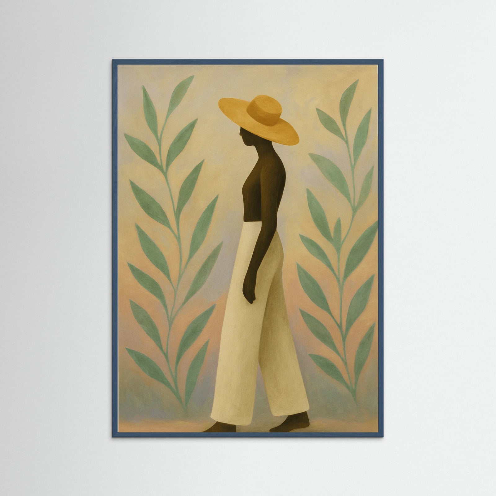 Teal Wood Elegant Solitude