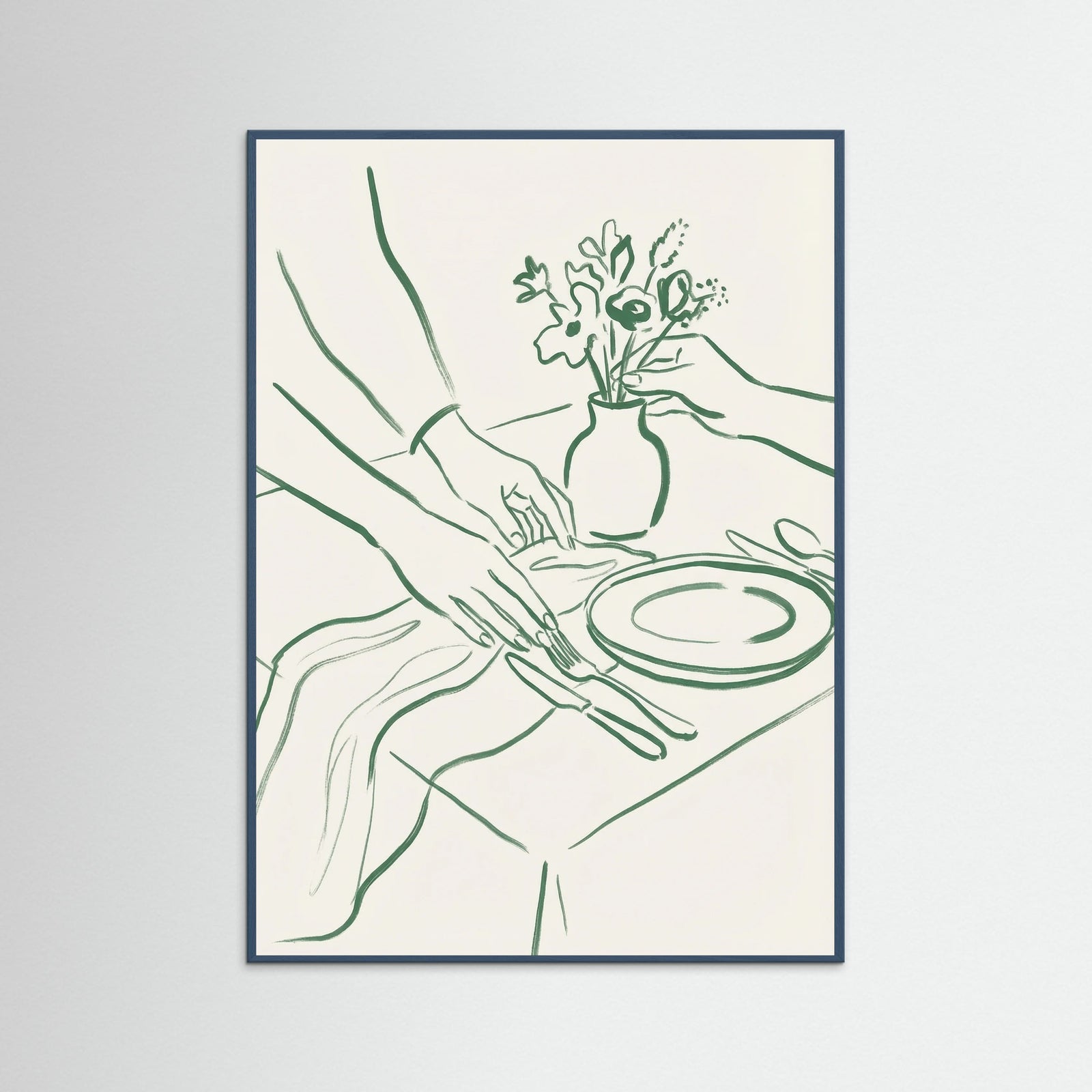 Teal Wood Elegant Toasts