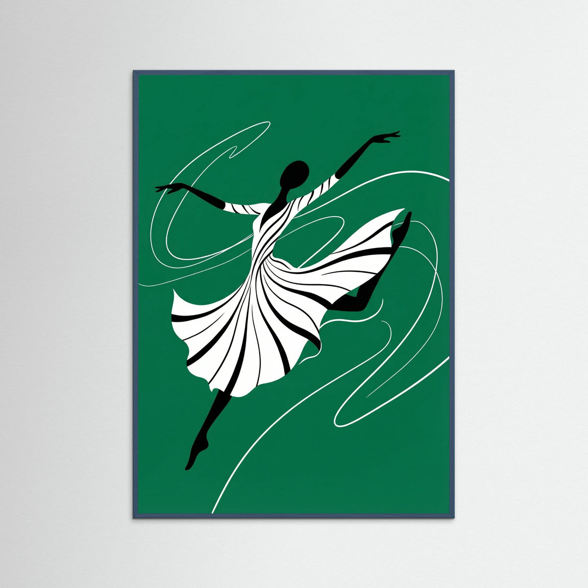 Teal Wood Emerald Dance