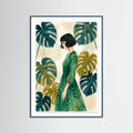 Teal Wood Emerald Elegance