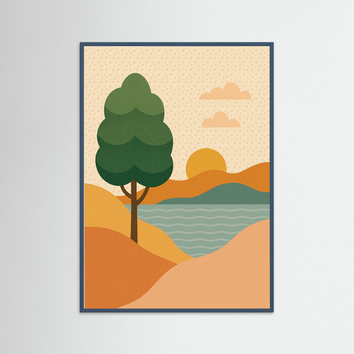 Teal Wood Emotional Harmony