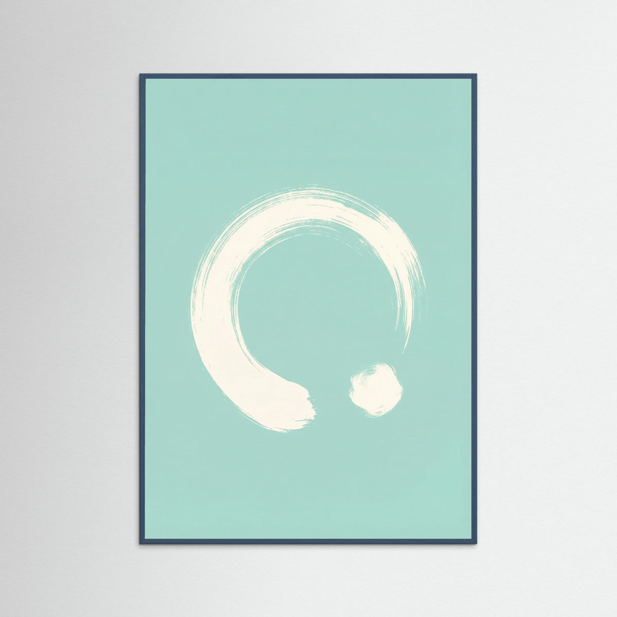 Teal Wood Enso Serenity
