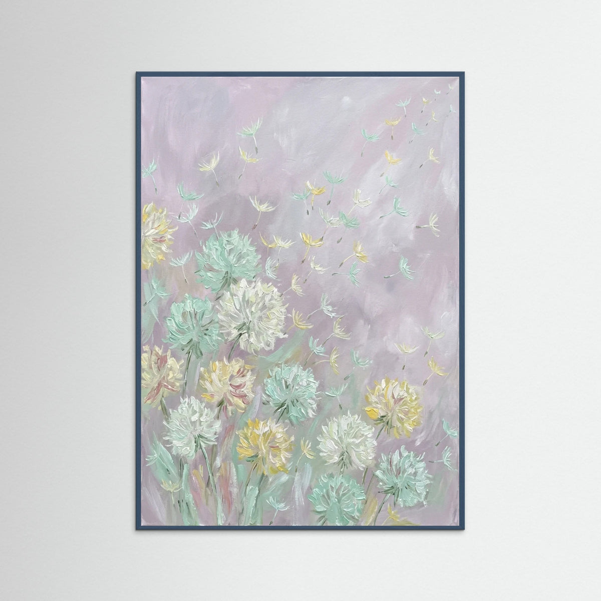 Teal Wood Ethereal Bloom