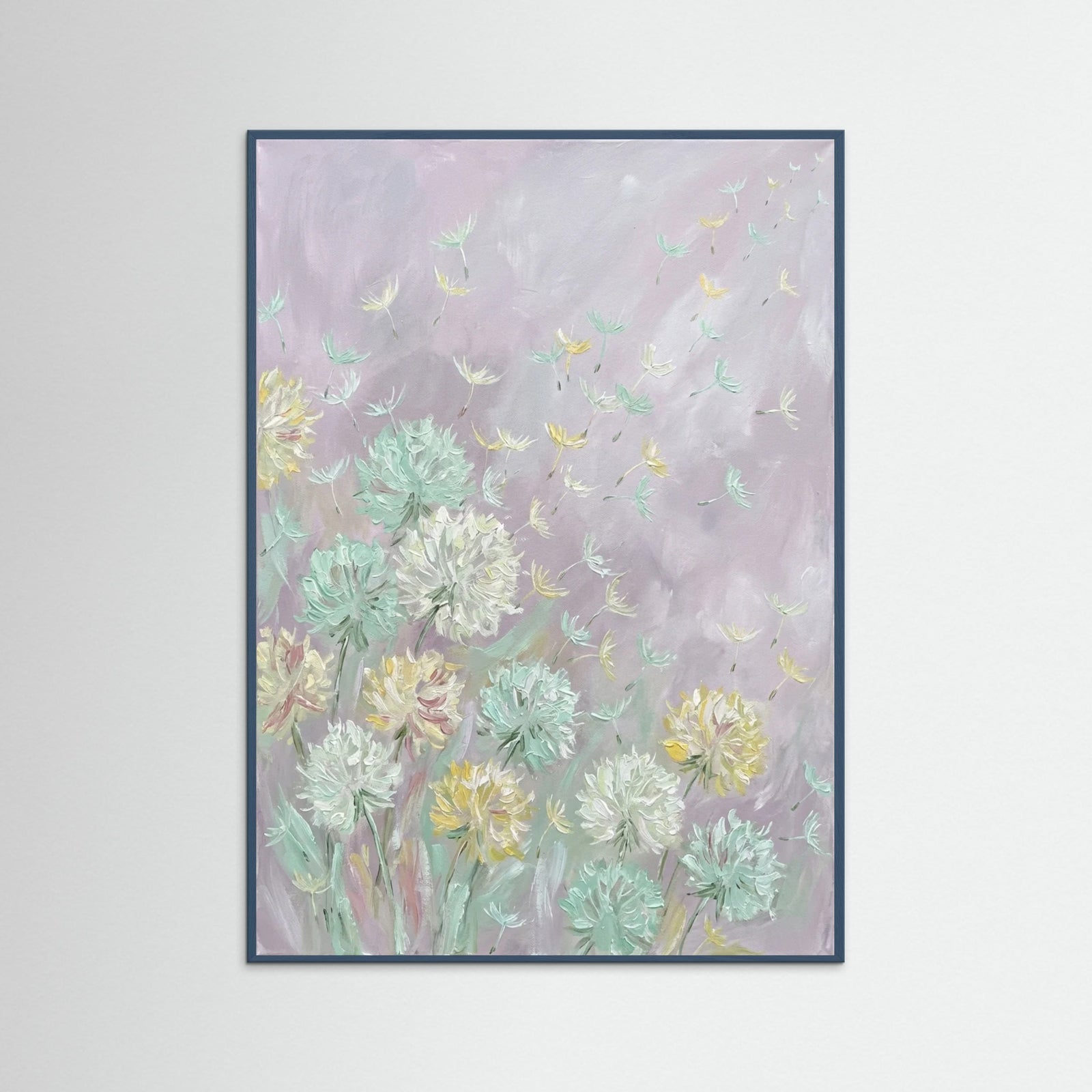 Teal Wood Ethereal Bloom