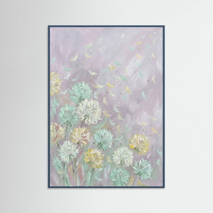 Teal Wood Ethereal Bloom