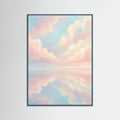 Teal Wood Ethereal Cloudscape
