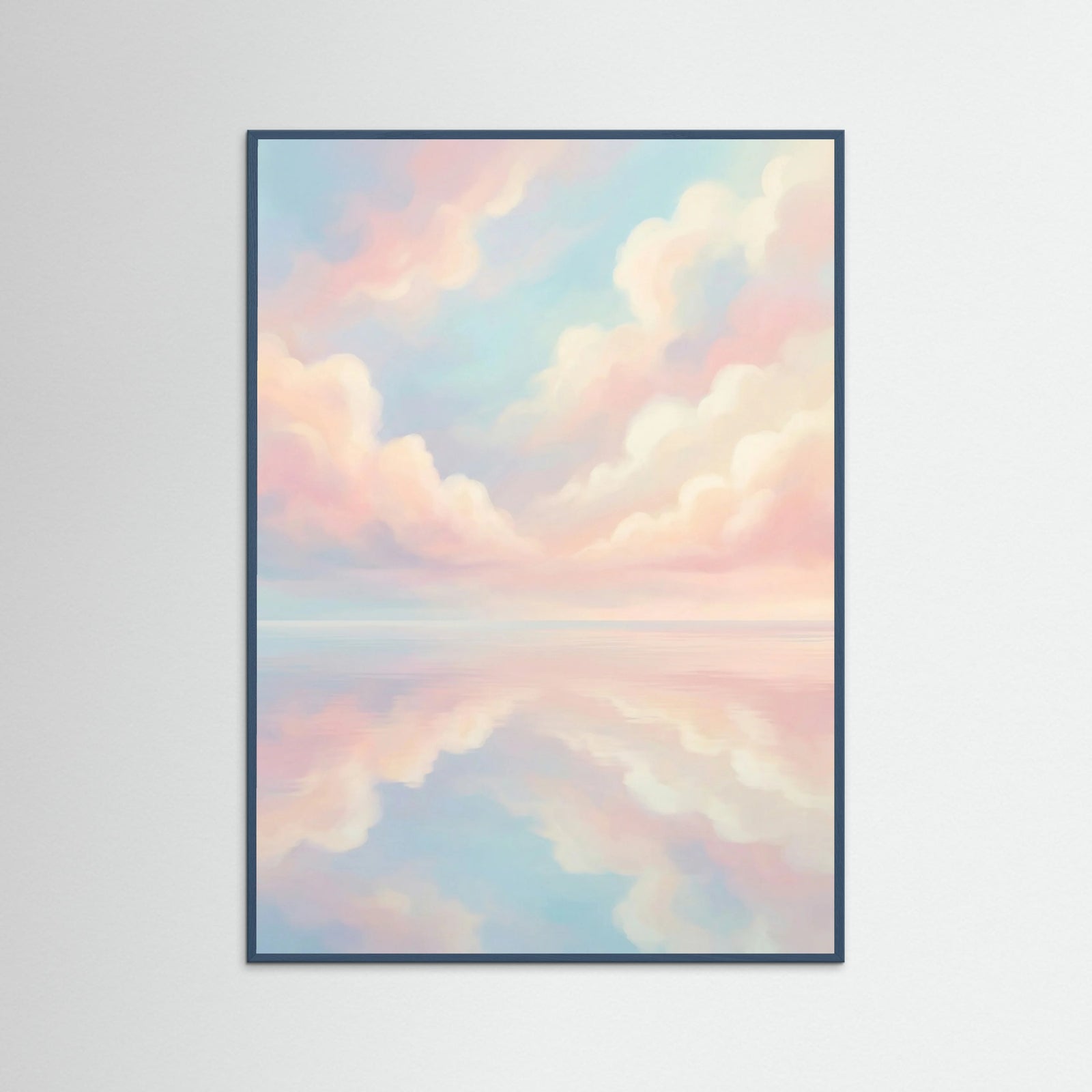 Teal Wood Ethereal Cloudscape