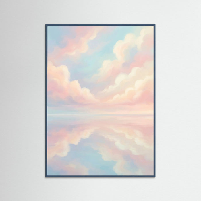 Teal Wood Ethereal Cloudscape