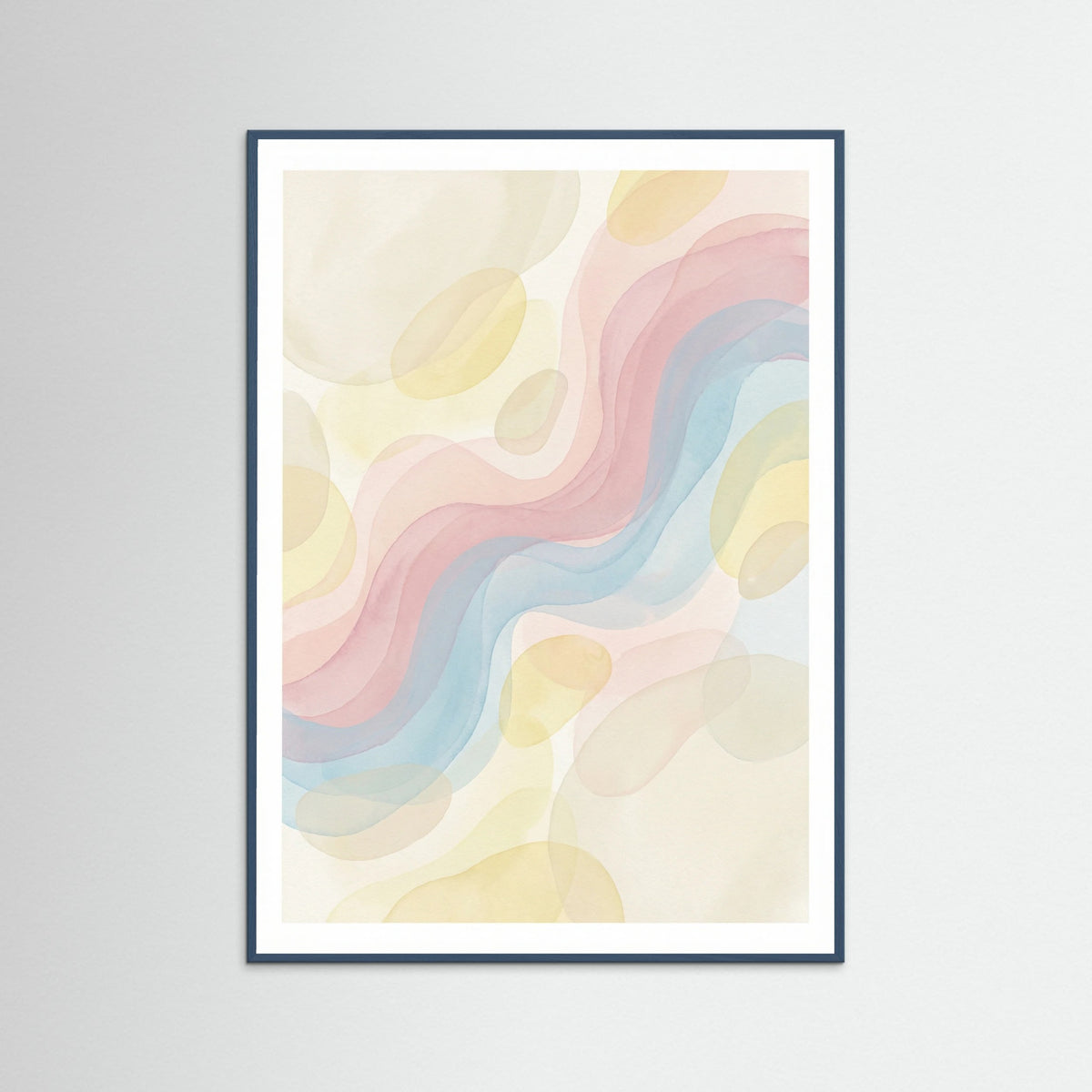 Teal Wood Ethereal Forms Pink