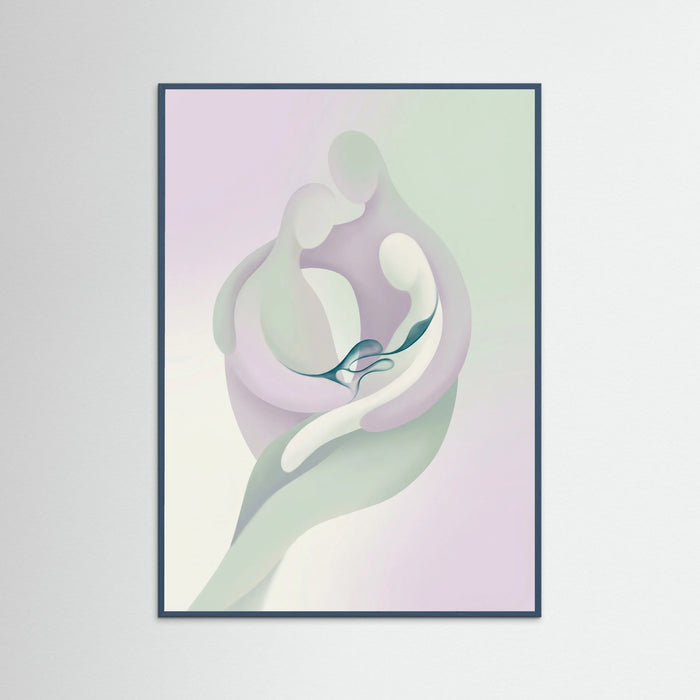 Teal Wood Ethereal Harmony