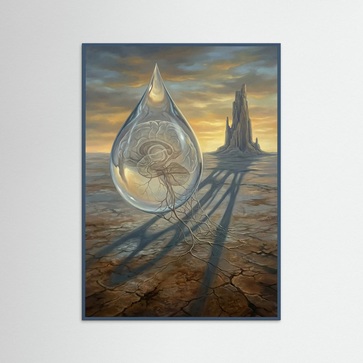 Teal Wood Ethereal Metamorphosis