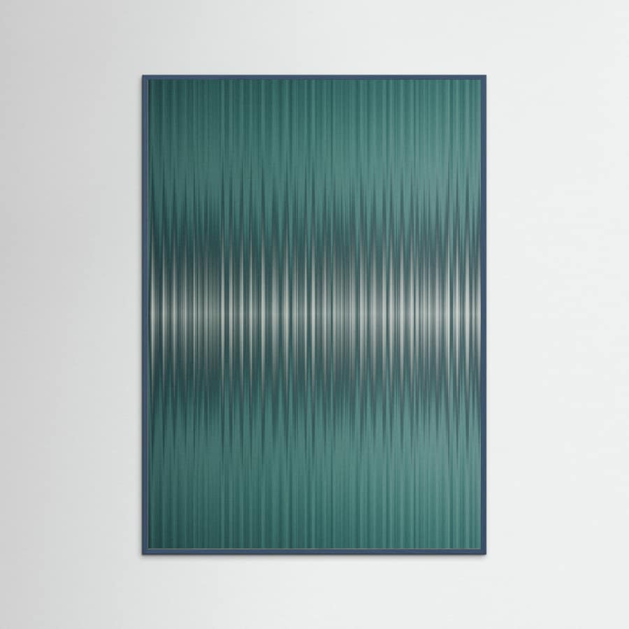 Póster Euphoria - Green and White – póster e impresión artística