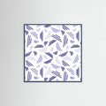 Falling Triple Lines Navy Blue -juliste – juliste ja taidepainatus