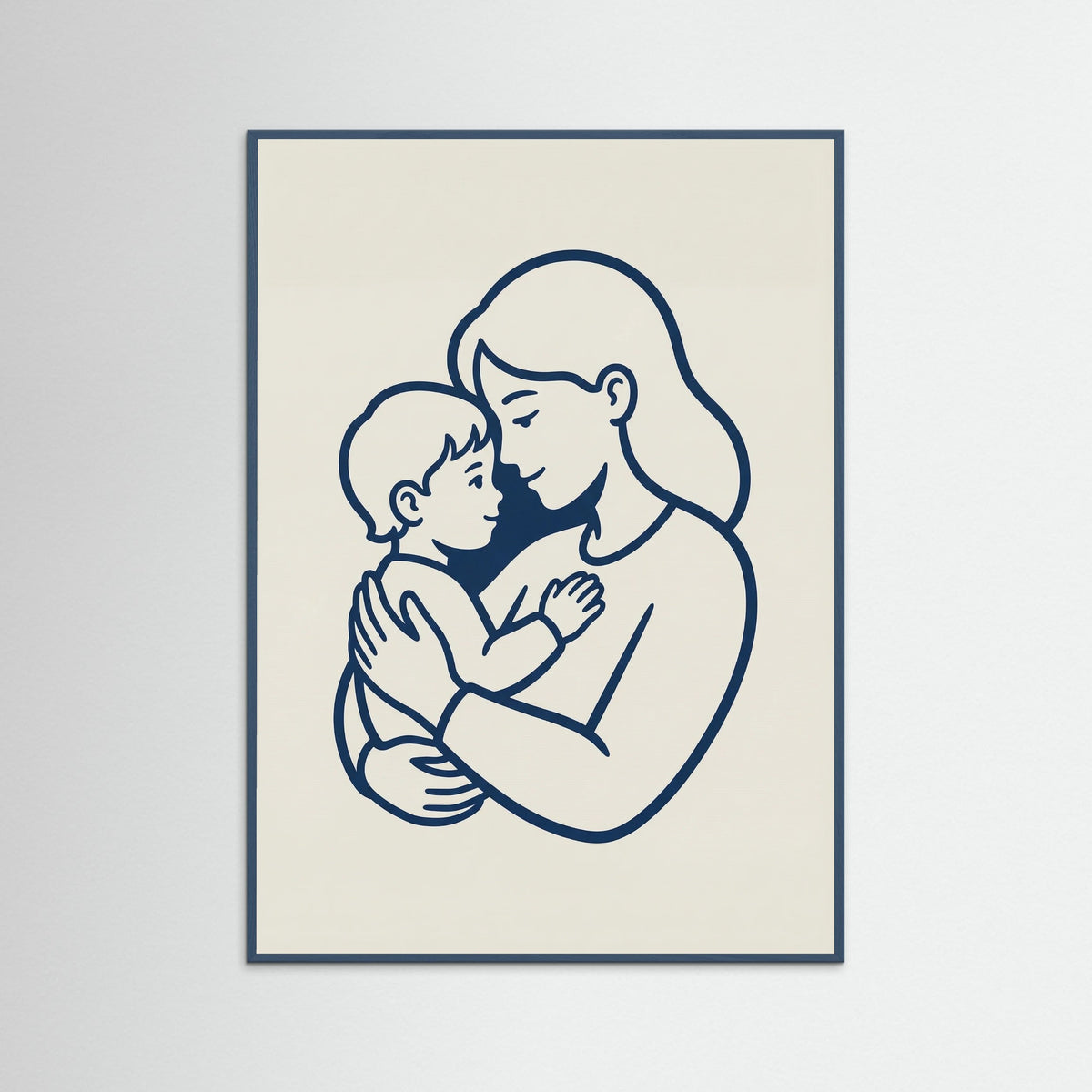 Teal Wood Fathers Embrace