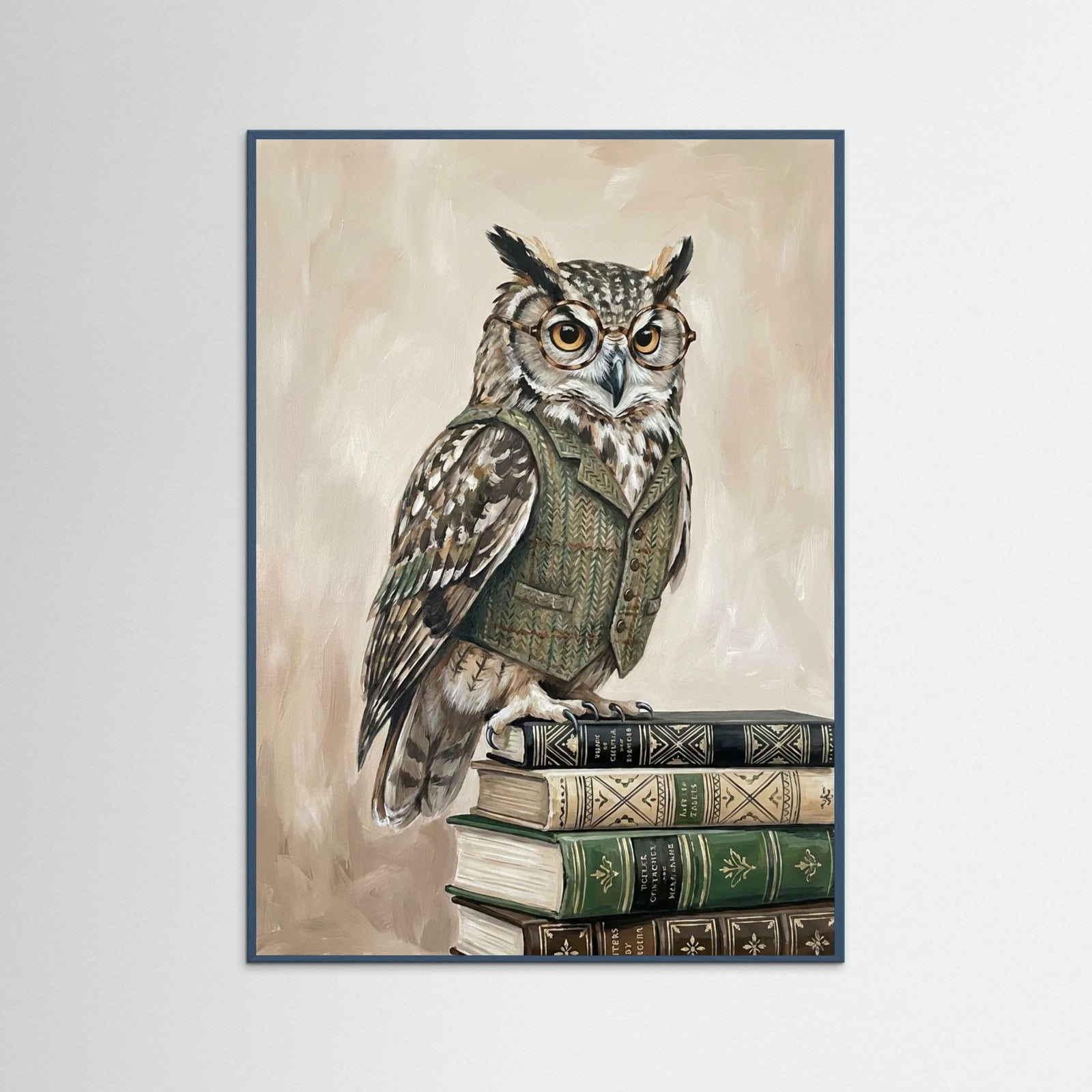 Teal Wood Feline Chic