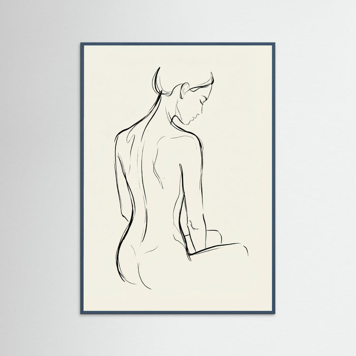 Teal Wood Feminine Form