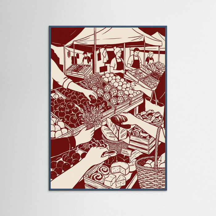 Festive Gathering – Poster und Kunstdruck