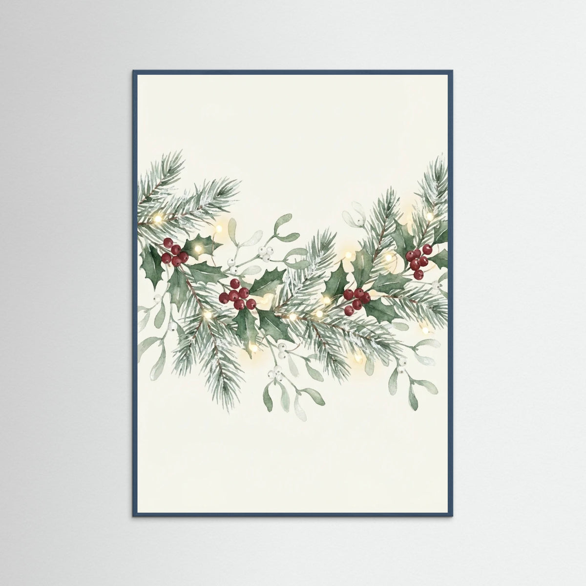 Teal Wood Festive Greens