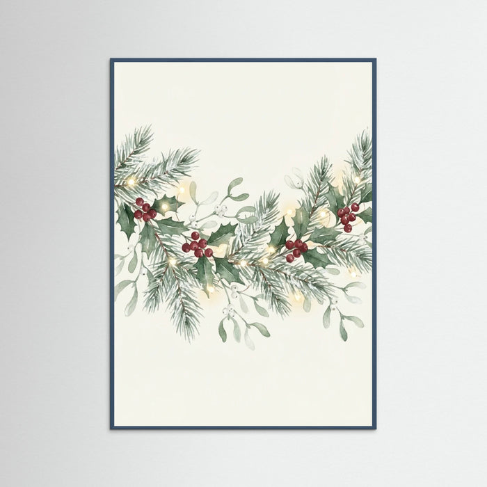 Teal Wood Festive Greens