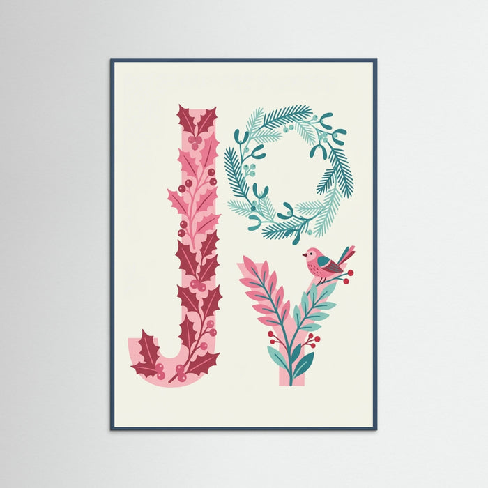 Teal Wood Festive Letters