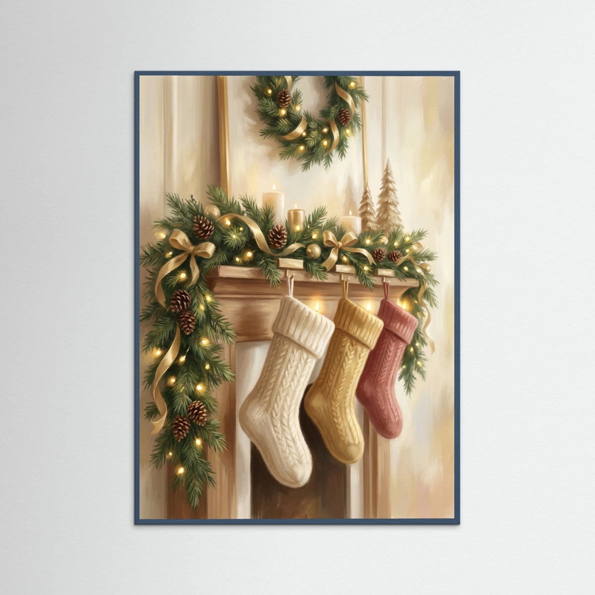 Teal Wood Festive Radiance