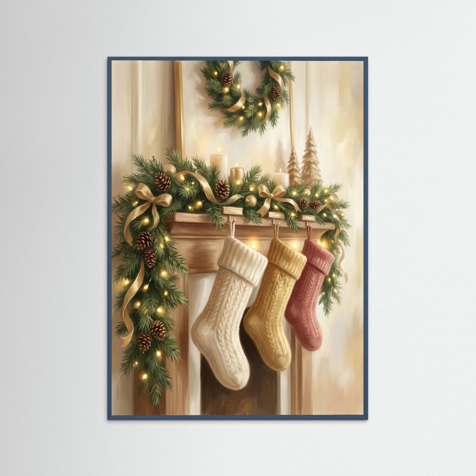 Teal Wood Festive Radiance