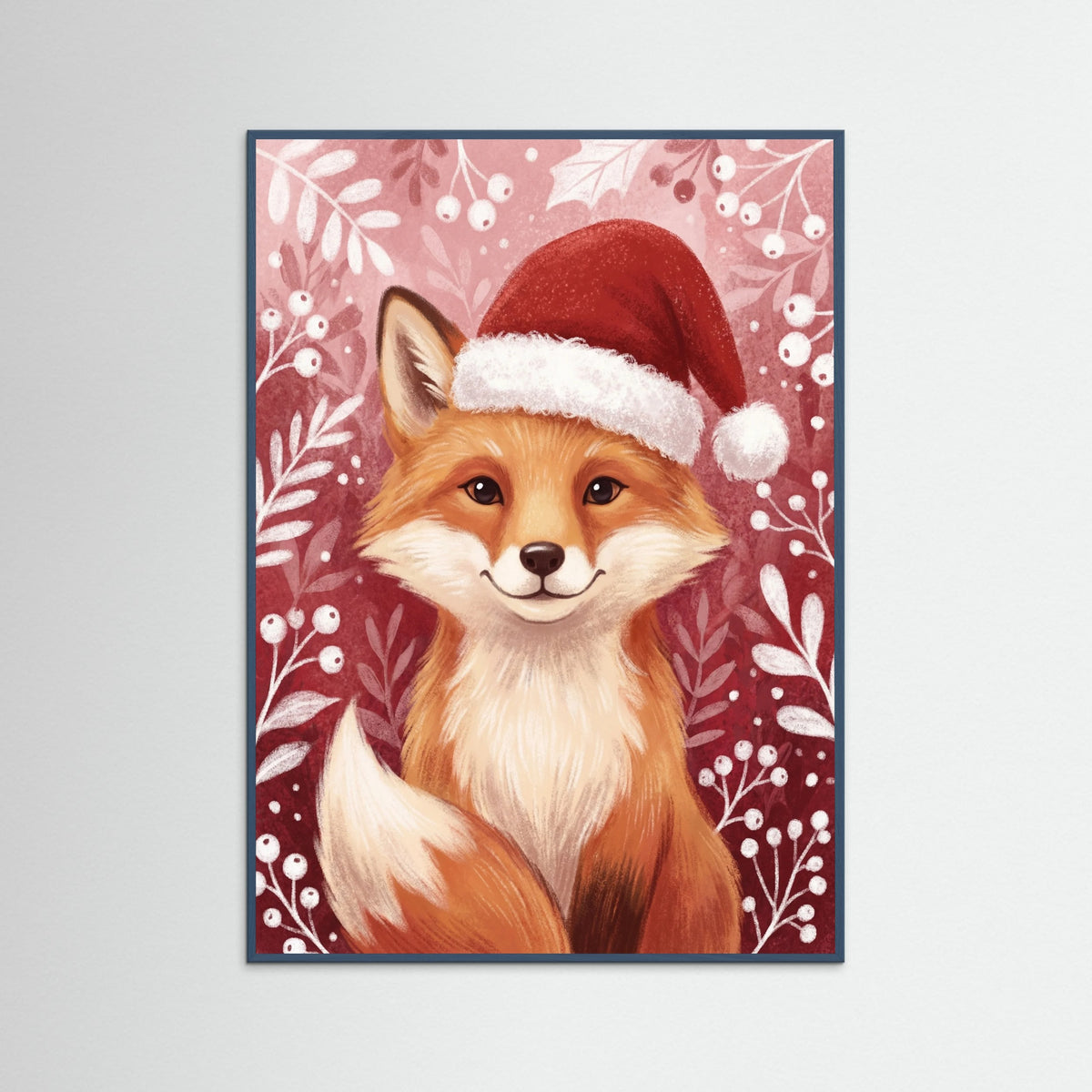 Teal Wood Festive Reindeer Girl