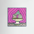 Teal Wood Figs Poster