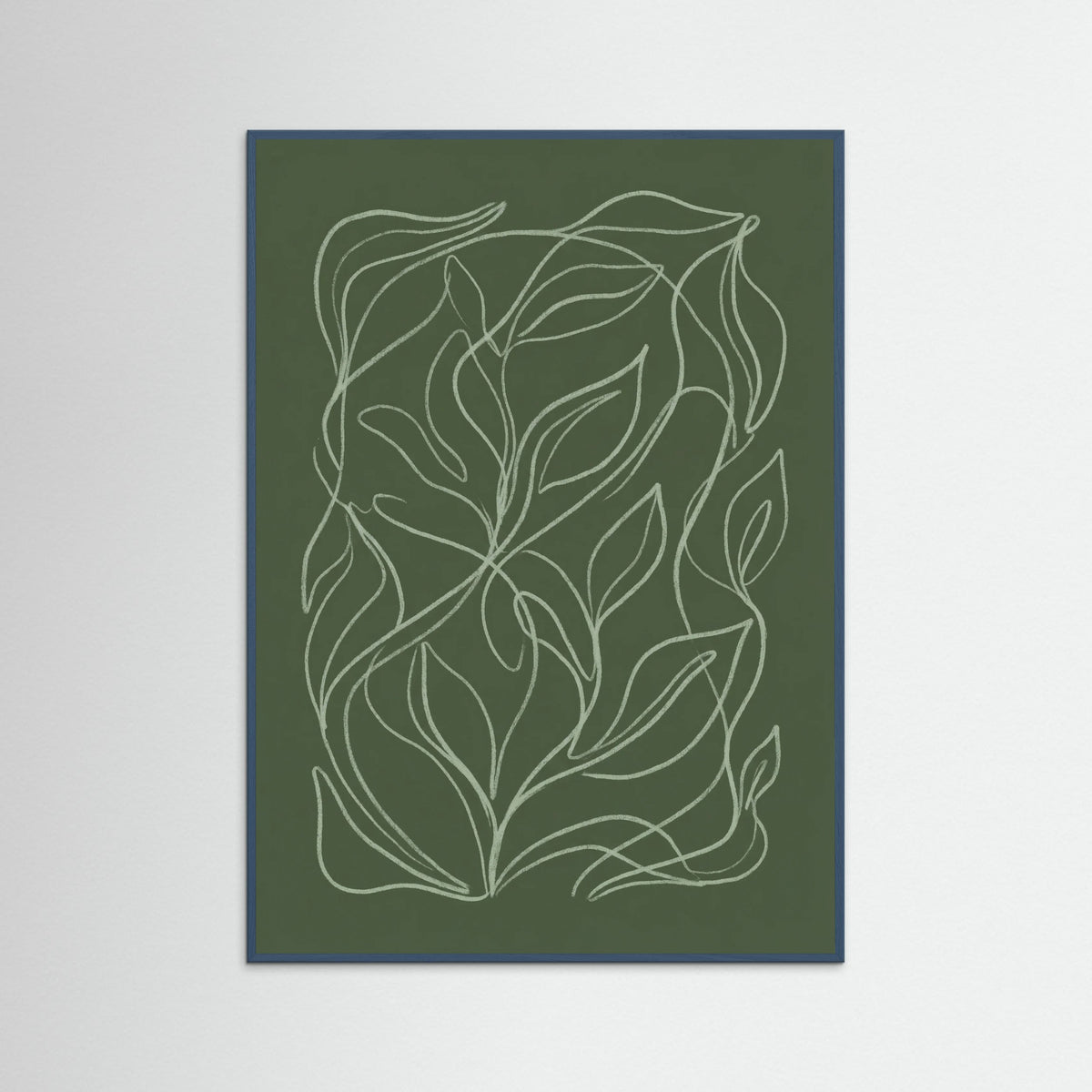 Teal Wood Figural Echoes