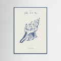 Filles de la mer n.2 - La conchiglia Poster – plakat og kunsttryk